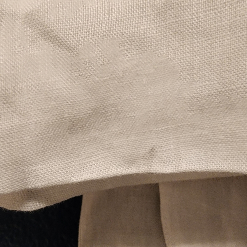 EQUIPMENT Bernyce Belted Linen Mini Dress In White Size 4 - Picture 16 of 16